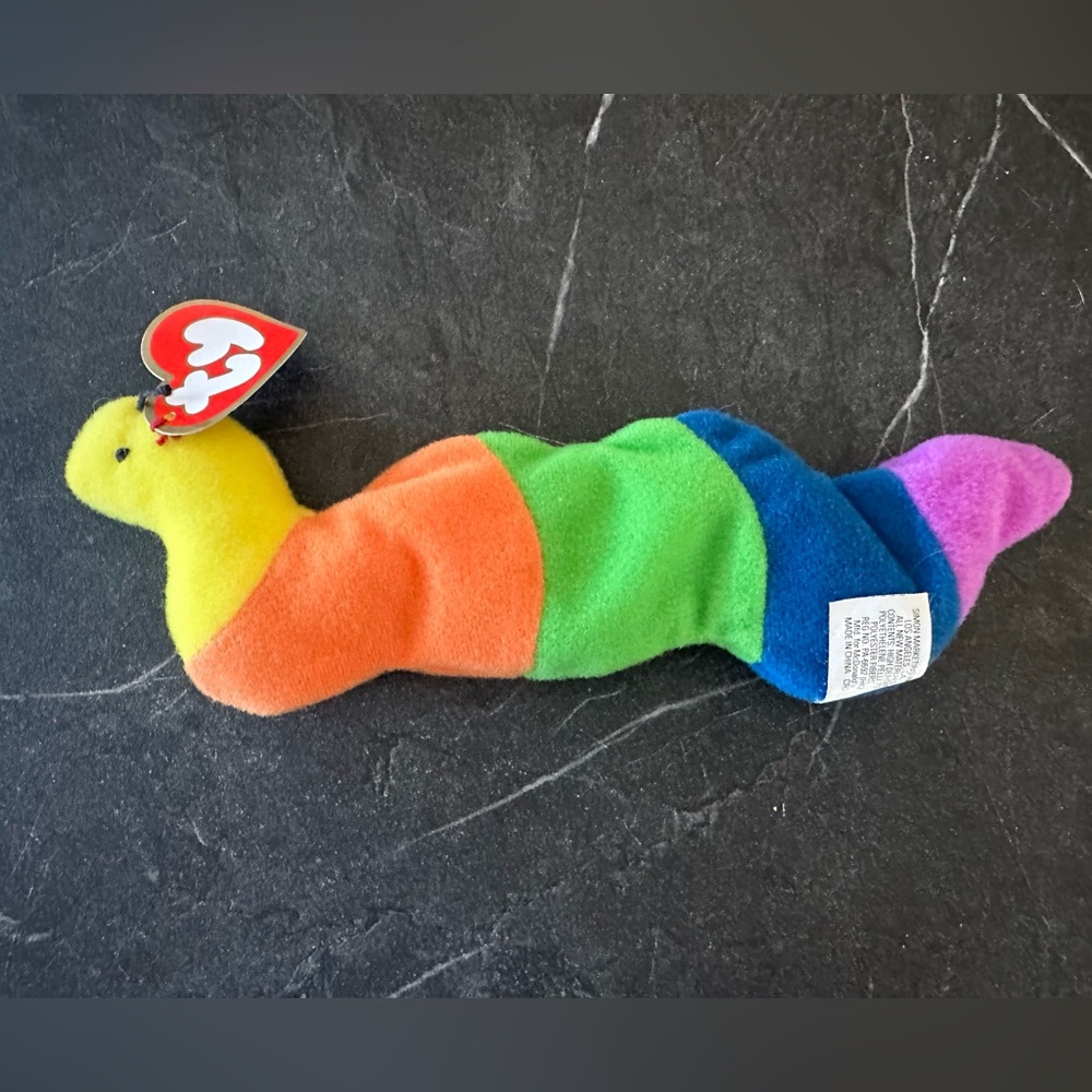 Ty Teenie Beanie Babies Worm - Inch